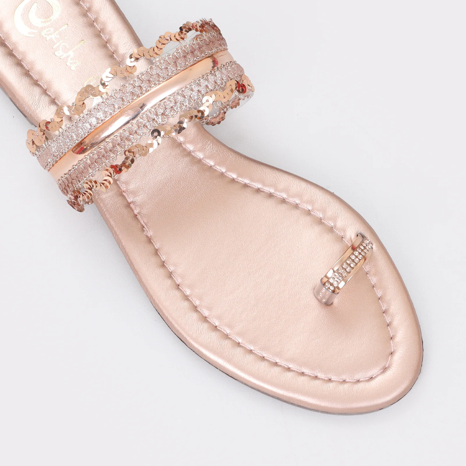 Women's Fancy To-Ring Flats - Image 7