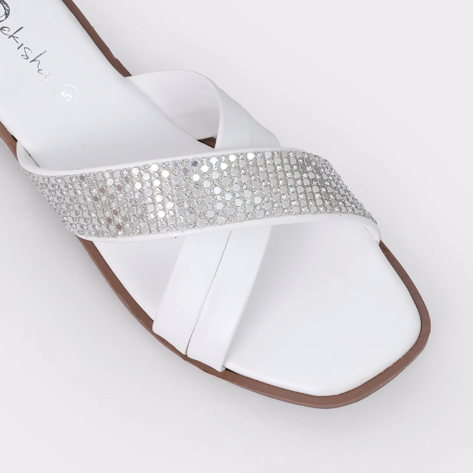 Women's Cross-Strapped Flats - Image 7