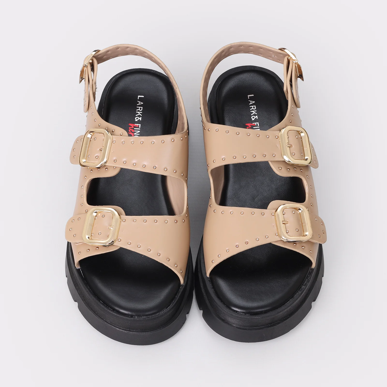 Women's Dual Buckled Sandals - Image 3