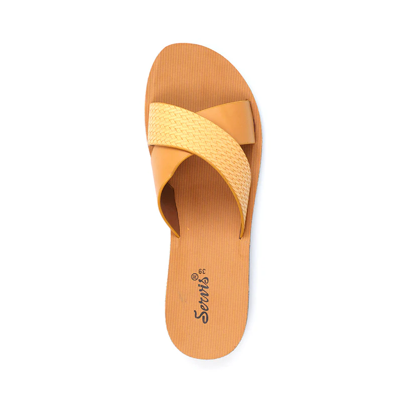 Women's Cross Strap Chappal - Image 3