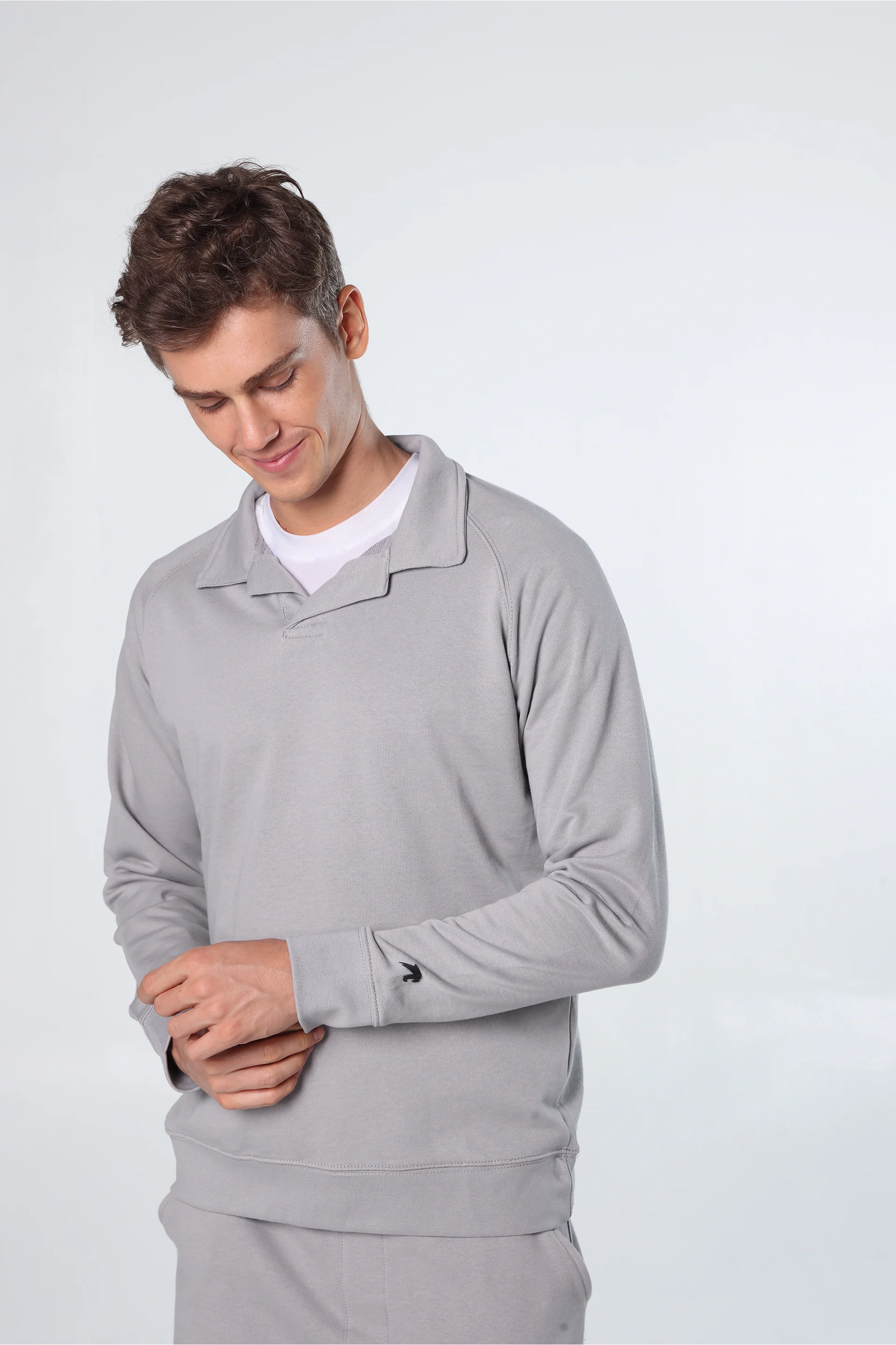 Athleisure Sweatshirt Polo - Image 4