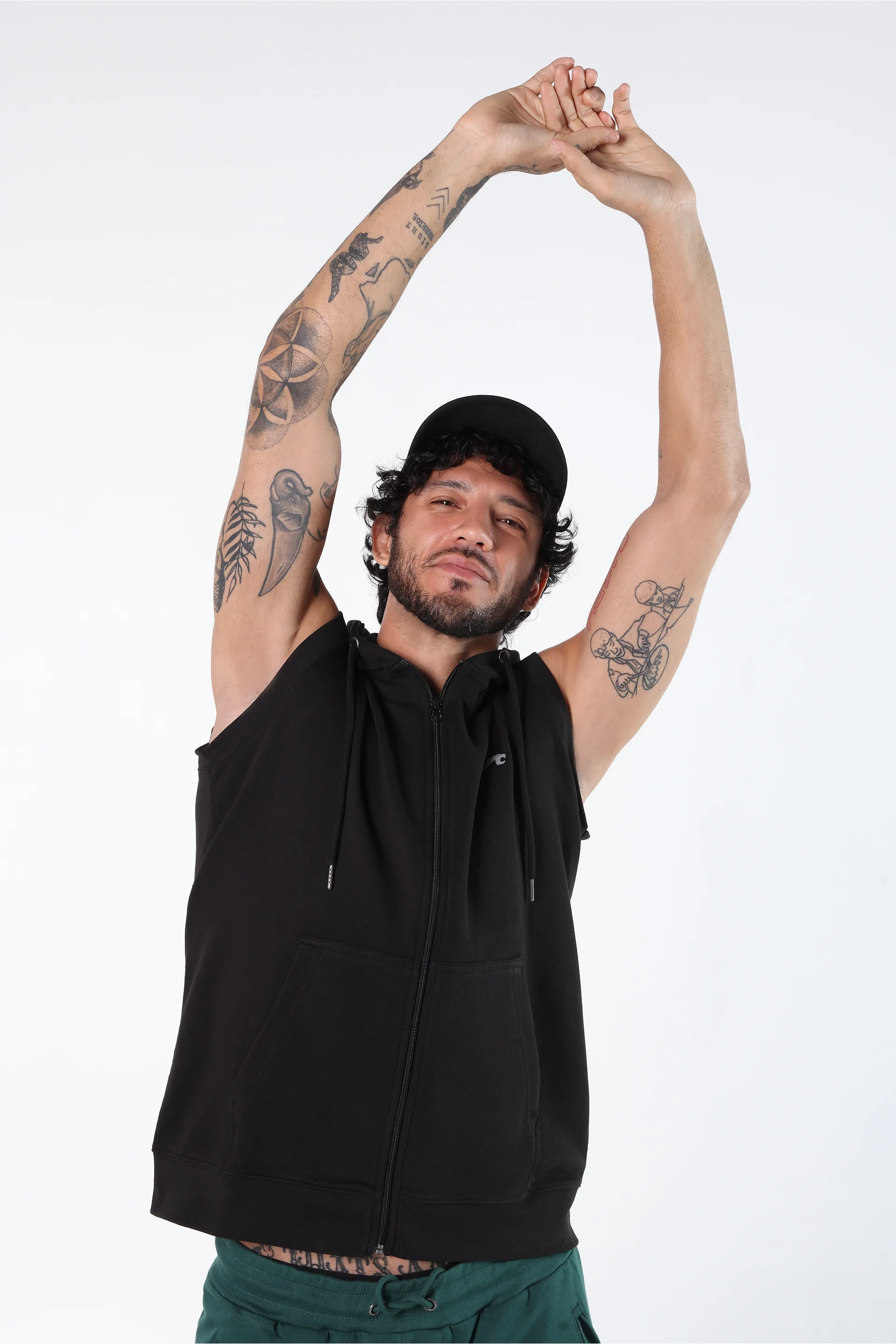 Athleisure Sleeveless Hoodie - Image 2
