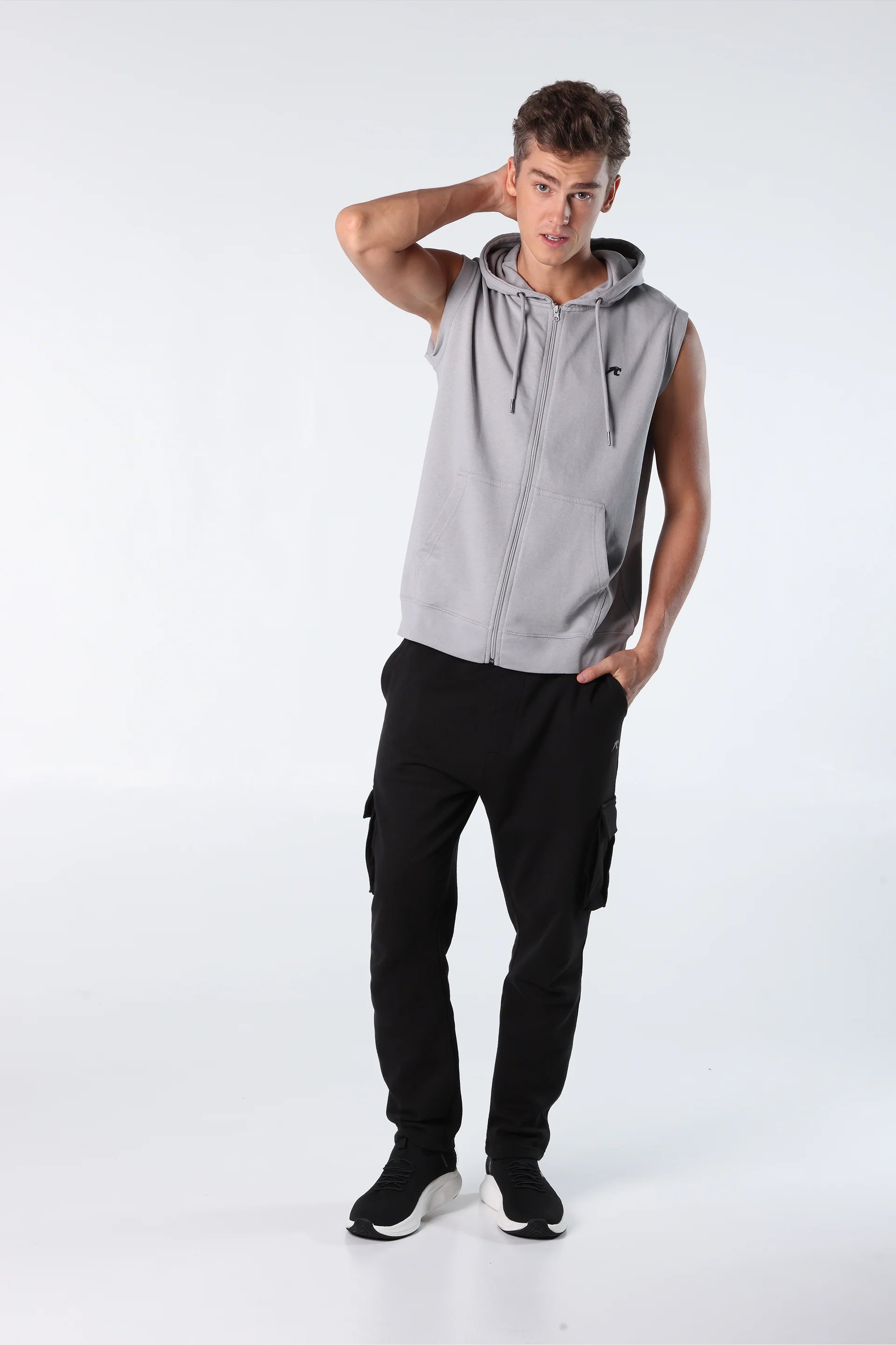 Athleisure Sleeveless Hoodie - Image 4